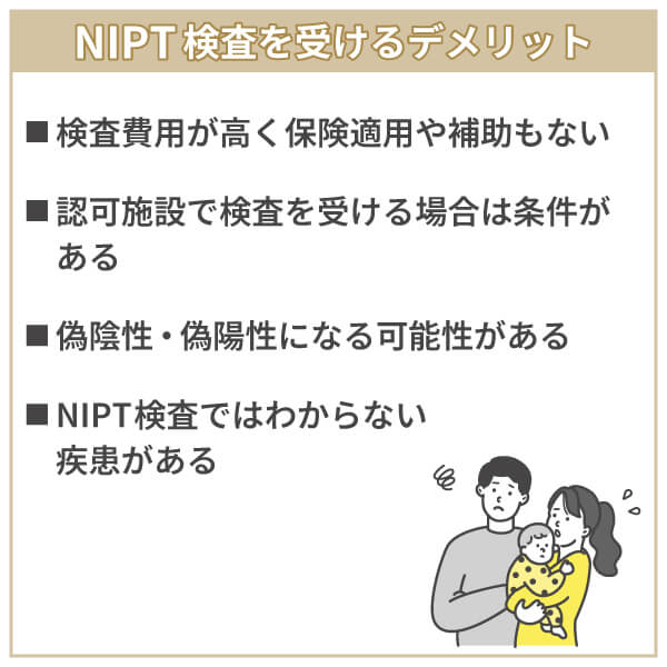 NIPT検査にはデメリットもある