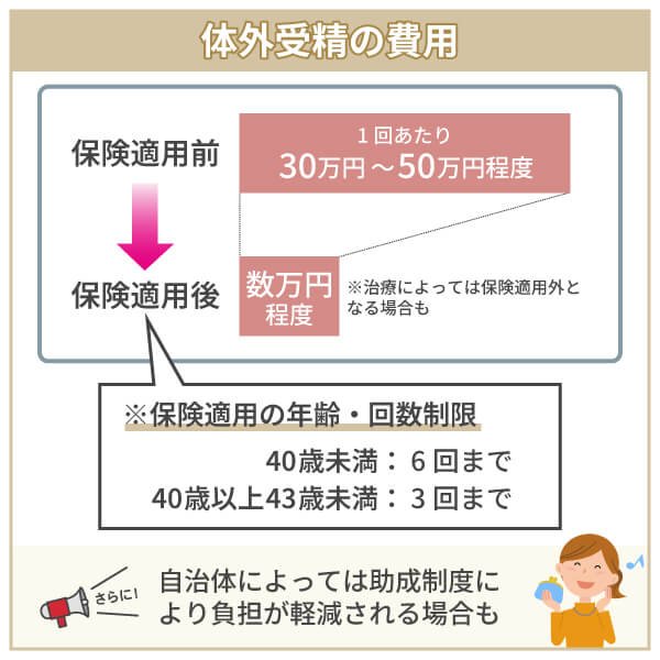 体外受精の費用は保険適用で3割負担