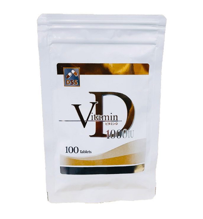 ビタミンD 1,000IU(25ug)含有のサプリメント